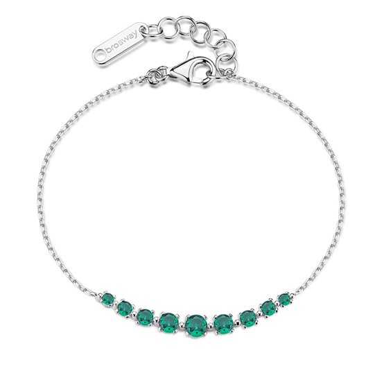 Armband Brosway Dame FANCY LIFE GREEN in Silber Cubic Zirconia FLG132 - FLG132